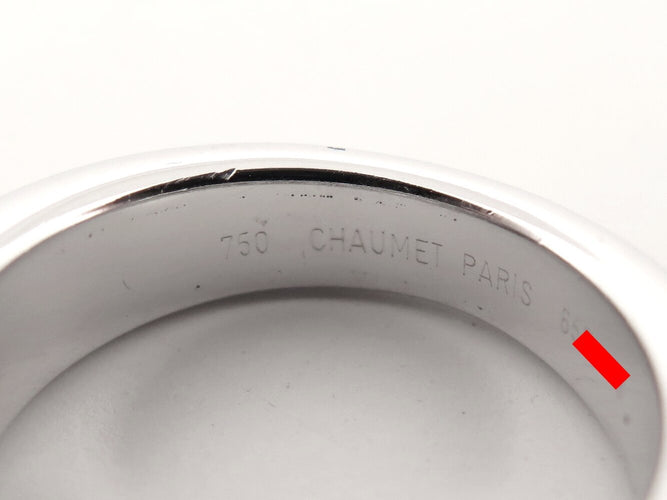 Bague 50 Chaumet Grains de Caviar - Bague en or blanc 18K et saphirs mauves 58 Facettes 273840