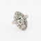 Bague 55 Bague marquise n° 139 en or blanc 18 carats et diamants 58 Facettes