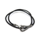 Bracelet Hermès Jumbo - Bracelet double tour en cuir et métal argenté 58 Facettes BS212
