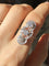 Bague 56 Bague vintage en or blanc 18K et diamants 58 Facettes 246