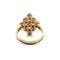 Bague Bague en or jaune 18 carats et diamants, motif rhomboïde 58 Facettes 50433