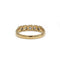 Bague 52 Demi-alliance en or jaune et diamants 58 Facettes 260102R