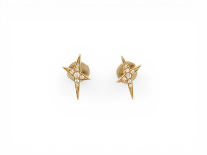 Boucles d'oreilles Mauboussin French Valentine - Boucles d'oreilles en or jaune 18k et diamants 58 Facettes 274069