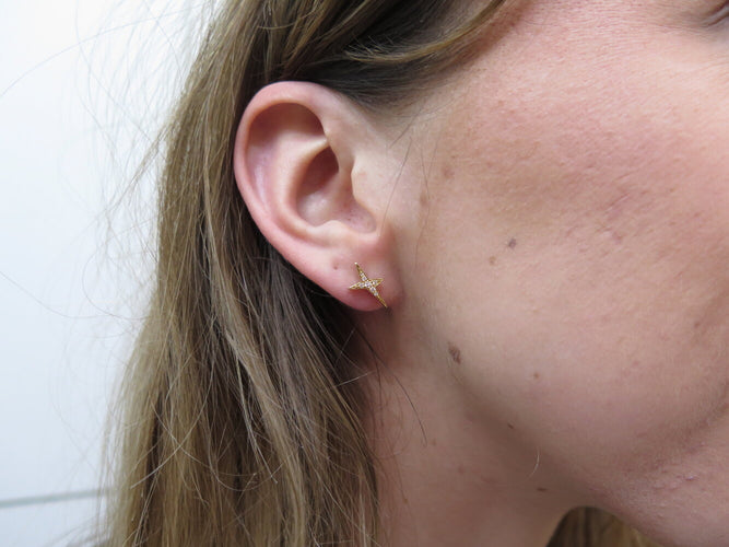 Boucles d'oreilles Mauboussin French Valentine - Boucles d'oreilles en or jaune 18k et diamants 58 Facettes 274069