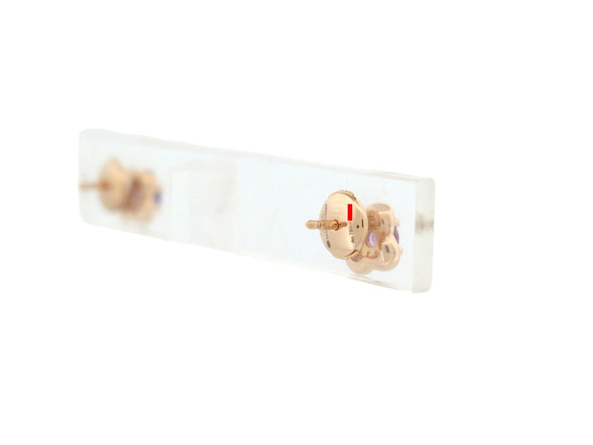 Boucles d'oreilles Mauboussin Chance of Love - Boucles d’oreilles en or rose 18k, améthyste et diamants 58 Facettes 274068