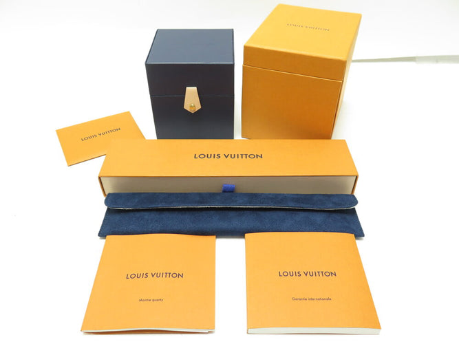 Montre Louis Vuitton Tambour Moon Star - Montre chronographe quartz en acier 38 mm 58 Facettes 273886