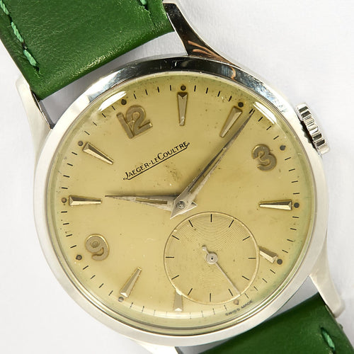 Montre Jaeger-LeCoultre - Montre ronde en acier, petite seconde à 6 h 58 Facettes A1026