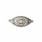 Bague 59 Bague Art déco en or jaune 18K et platine avec diamants 58 Facettes 247