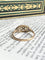 Bague 59 Bague Art déco en or jaune 18K et platine avec diamants 58 Facettes 247