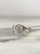 Bague 59 Bague Art déco en or jaune 18K et platine avec diamants 58 Facettes 247