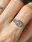 Bague 59 Bague Art déco en or jaune 18K et platine avec diamants 58 Facettes 247