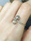 Bague 57 Bague toi et moi Art déco en or jaune 18K, platine, diamants et perle 58 Facettes 248