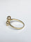 Bague 57 Bague toi et moi Art déco en or jaune 18K, platine, diamants et perle 58 Facettes 248