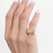 Bague 49 Bague nœud en or jaune et diamants 58 Facettes 35985