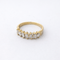 Bague 55.5 Bague en or jaune 18 carats sertie de diamants taille marquise 58 Facettes 35958