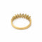 Bague 55.5 Bague en or jaune 18 carats et diamants taille marquise 58 Facettes 35958
