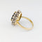 Bague 50 Bague marguerite en or jaune 18 carats au saphir et diamants 58 Facettes 32607