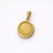 Pendentif Augis - Pendentif médaille d’amour « + qu’hier – que demain » en or jaune 58 Facettes 35415