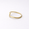 Bague 52 Bague motif vague en or jaune 18 carats 58 Facettes 35364