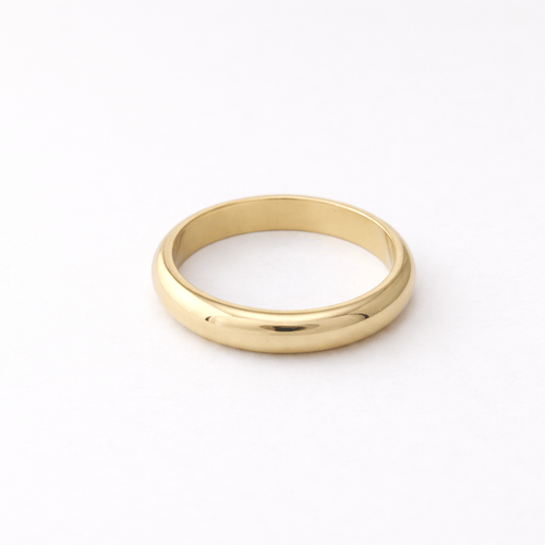 Bague 48 Cartier - Alliance demi-jonc en or jaune 18 carats 58 Facettes 35368