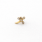 Boucles d'oreilles Maria Tash Trinity Hilt Dagger - Boucle d’oreille en or jaune 18 carats et diamants 58 Facettes 35347