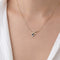 Collier Collier en or jaune avec saphir et diamants 58 Facettes 35316