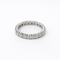 Bague 58 Alliance tour complet - Bague en or blanc 18 carats et diamants 58 Facettes 35272