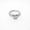 Bague 51 Bague solitaire en or blanc et diamant 58 Facettes 35216