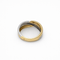 Bague 56 Bague entrelacée - Alliance en or jaune et or blanc 18 carats 58 Facettes 35220