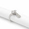 Bague 51 Bague solitaire contemporaine en or blanc et diamants 58 Facettes 35218