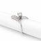 Bague 51 Bague solitaire contemporaine en or blanc et diamants 58 Facettes 35218