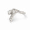 Bague 51 Bague solitaire contemporaine en or blanc et diamants 58 Facettes 35218