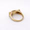 Bague 53 Bague jonc architecturée en or jaune 18 carats, saphirs et diamants 58 Facettes 35210