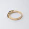 Bague 53 Bague demi-alliance en or jaune 18 carats, saphirs et diamants 58 Facettes 35145