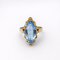 Bague 49 Bague marquise en or jaune 18 carats et topaze 58 Facettes 35147