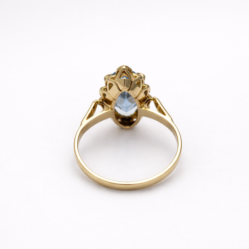 Bague 49 Bague marquise en or jaune 18 carats et topaze 58 Facettes 35147