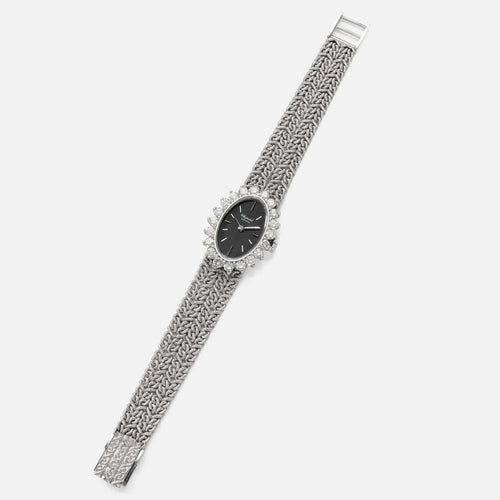 Montre Chopard - Montre vintage en or blanc 18k et diamants 58 Facettes 208