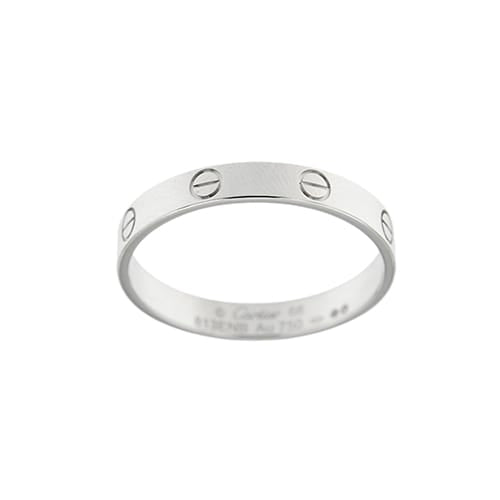 Bague Cartier Love - Bague alliance en or blanc 18 ct 58 Facettes 38945