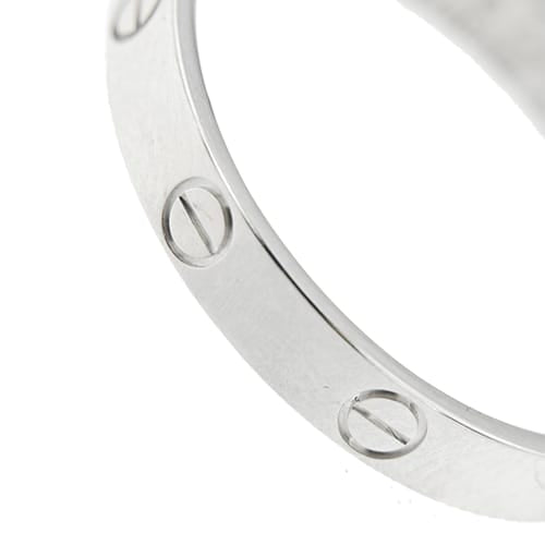 Bague Cartier Love - Bague alliance en or blanc 18 ct 58 Facettes 38945