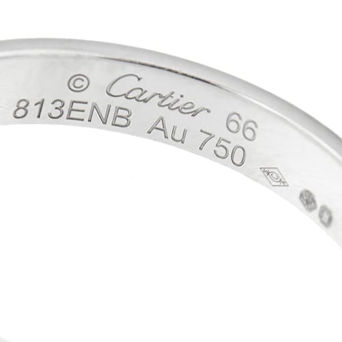 Bague Cartier Love - Bague alliance en or blanc 18 ct 58 Facettes 38945