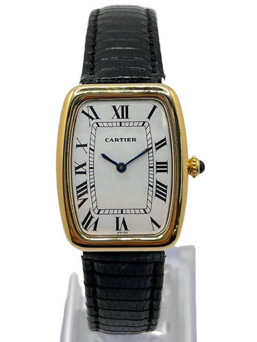 Montre Cartier Fabergé - Montre Grand Modèle en or jaune 18K 58 Facettes 1552