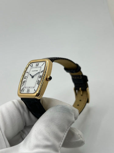 Montre Cartier Fabergé - Montre Grand Modèle en or jaune 18K 58 Facettes 1552