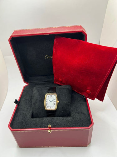 Montre Cartier Fabergé - Montre Grand Modèle en or jaune 18K 58 Facettes 1552