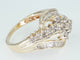 Bague Bague entourage - Or jaune 14 ct et diamants 0,65 ct 58 Facettes 042X