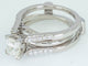 Bague 53 Bague entourage - Or blanc 14 ct et diamants 1,38 ct 58 Facettes W01