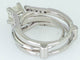 Bague 53 Bague entourage - Or blanc 14 ct et diamants 1,38 ct 58 Facettes W01