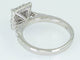 Bague Bague entourage en or blanc 14 ct avec diamants 1,08 ct 58 Facettes WA15