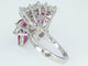 Bague Bague entourage - Or blanc 14 ct, diamants et topaze 1,99 ct 58 Facettes AZ04