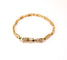 Bracelet Bracelet en or jaune 18K serti de diamants et saphirs 58 Facettes RIV-2129.2