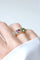 Bague 55 Bague en or jaune 18 ct péridot, tourmaline rose et diamants 58 Facettes